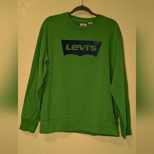 Levi's Vibrant Green Crewneck Sweater
